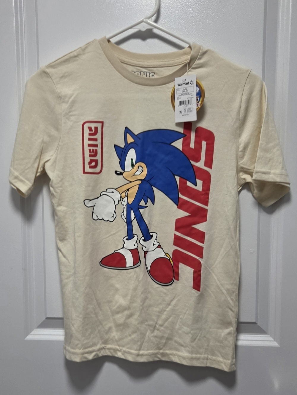 NWT - Boys T-shirt Sonic Graphic LG